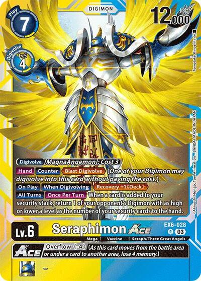 Seraphimon ACE (Infernal Ascension) Near Mint