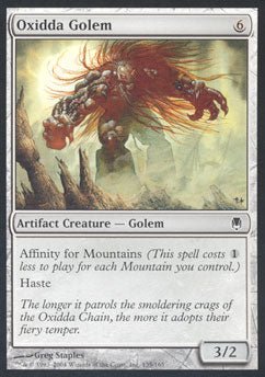 Oxidda Golem (Darksteel) Light Play - Nick Nack's Full Frontal Attack