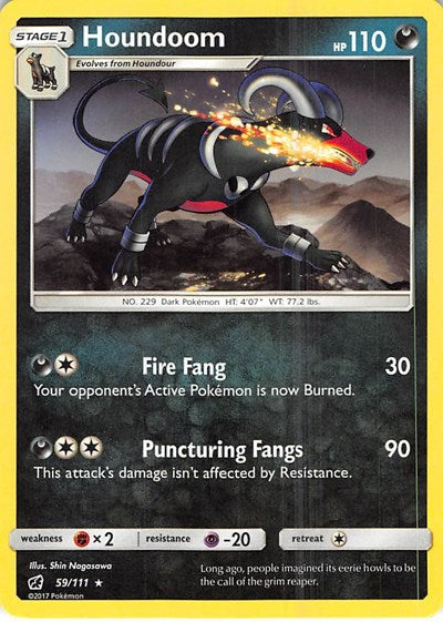 Houndoom (SM - Crimson Invasion) Medium Play