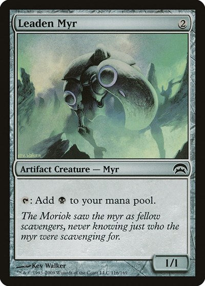 Leaden Myr (Planechase) Light Play