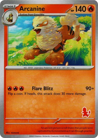 Arcanine (My First Battle) Near Mint
