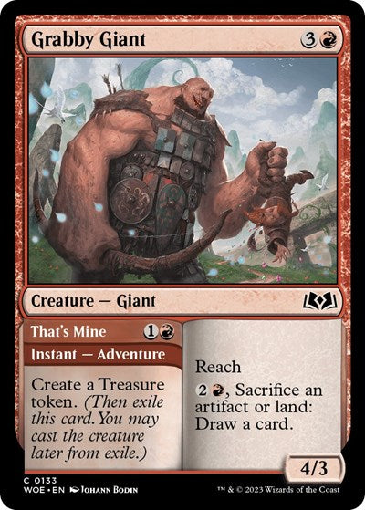 Grabby Giant (Wilds of Eldraine) Near Mint