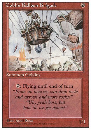 Goblin Balloon Brigade (4th Edition) Light Play - Nick Nack's Full Frontal Attack