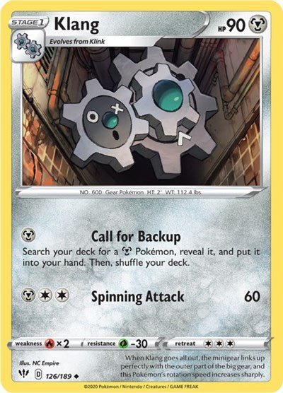 Klang (SWSH03: Darkness Ablaze) Near Mint - Nick Nack's Full Frontal Attack
