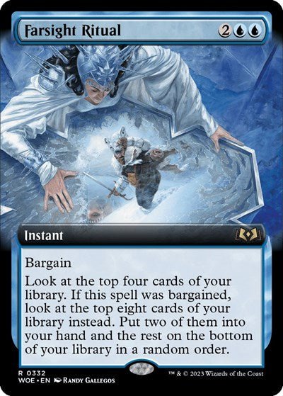 Farsight Ritual (Extended Art) (Wilds of Eldraine) Near Mint - Nick Nack's Full Frontal Attack