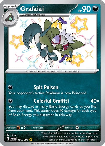 Grafaiai (SV: Paldean Fates) Near Mint Holofoil