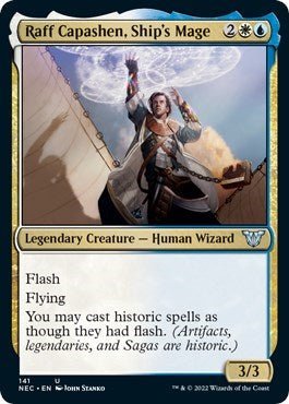 Raff Capashen, Ship's Mage (Commander: Kamigawa: Neon Dynasty) Near Mint - Nick Nack's Full Frontal Attack