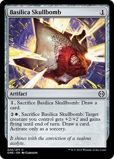Basilica Skullbomb (Phyrexia: All Will Be One) Near Mint - Nick Nack's Full Frontal Attack
