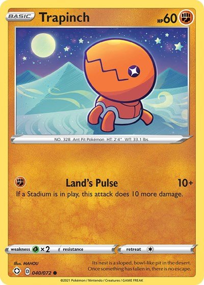 Trapinch (Shining Fates) Near Mint - Nick Nack's Full Frontal Attack