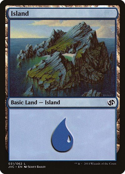 Island (31) (Jace vs. Chandra) (Duel Decks: Anthology) Near Mint - Nick Nack's Full Frontal Attack
