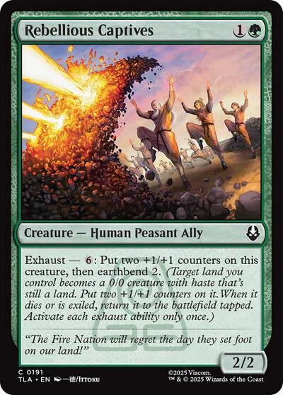 Rebellious Captives (Avatar: The Last Airbender) Near Mint - Nick Nack's Full Frontal Attack
