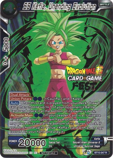 SS Kefla, Évolution sans fin (Card Game Fest 2022) (BT15-047) [Cartes de promotion de tournoi] 