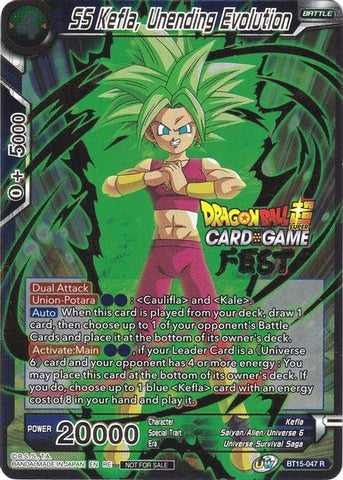 SS Kefla, Unending Evolution (Card Game Fest 2022) (BT15-047) [Tarjetas de promoción del torneo] 