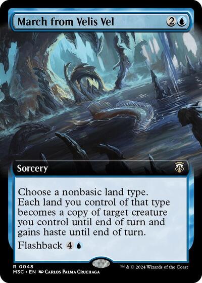 March from Velis Vel (Extended Art) (Commander: Modern Horizons 3) Near Mint - Nick Nack's Full Frontal Attack