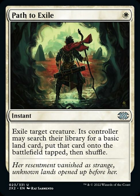 Path to Exile (Double Masters 2022) Near Mint - Nick Nack's Full Frontal Attack