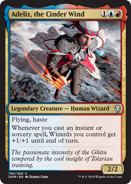 Adeliz, the Cinder Wind (Dominaria) Near Mint - Nick Nack's Full Frontal Attack