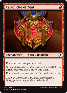 Cartouche of Zeal (Amonkhet) Near Mint