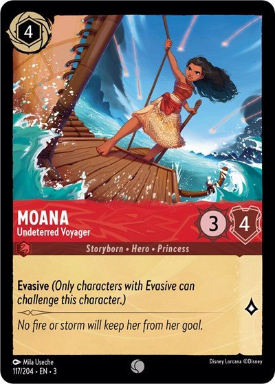Moana - Undeterred Voyager (Into the Inklands) Near Mint - Nick Nack's Full Frontal Attack