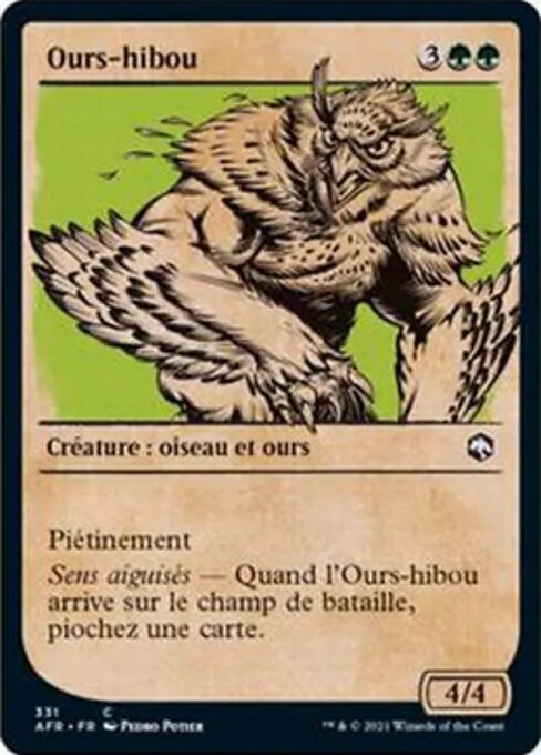 Owlbear (Showcase) (Adventures in the Forgotten Realms) Near Mint - Nick Nack's Full Frontal Attack