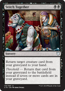 Stitch Together (Commander 2018) Damaged / Poor - Nick Nack's Full Frontal Attack