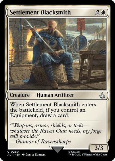 Settlement Blacksmith (Universes Beyond: Assassin's Creed) Near Mint - Nick Nack's Full Frontal Attack