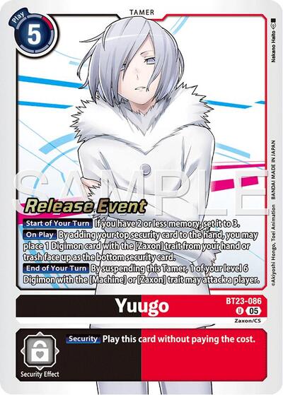 Yuugo (Hackers' Slumber Release Event Cards) Near Mint Foil - Nick Nack's Full Frontal Attack