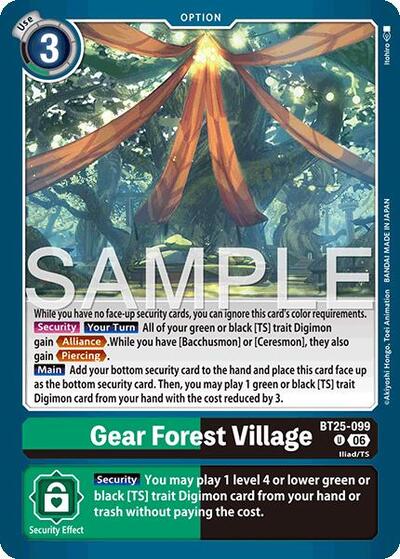 Gear Forest Village (Dual Revolution Booster) Near Mint