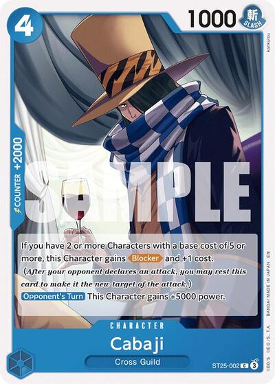 Cabaji (Starter Deck 25: BLUE Buggy) Near Mint - Nick Nack's Full Frontal Attack