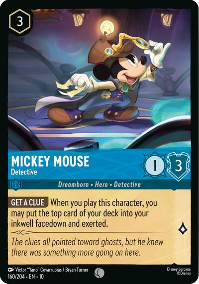 Mickey Mouse - Detective (Whispers in the Well) Near Mint - Nick Nack's Full Frontal Attack