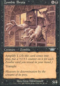 Zombie Brute (Legions) Light Play Foil - Nick Nack's Full Frontal Attack