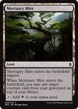 Mortuary Mire (Battle for Zendikar) Near Mint - Nick Nack's Full Frontal Attack