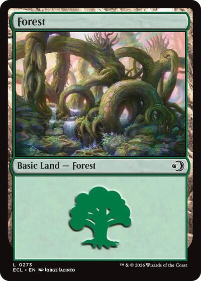 Forest (0273) (Lorwyn Eclipsed) Near Mint - Nick Nack's Full Frontal Attack