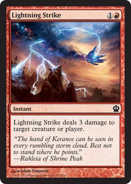 Lightning Strike (Theros) Near Mint - Nick Nack's Full Frontal Attack