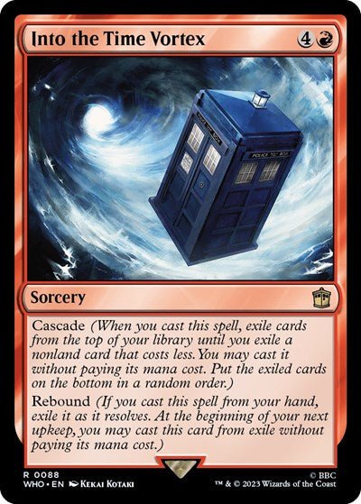 Into the Time Vortex (Universes Beyond: Doctor Who) Near Mint Foil - Nick Nack's Full Frontal Attack