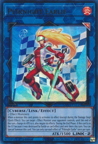 Pitknight Earlie (25th Anniversary Tin: Dueling Heroes Mega Pack) Light Play 1st Edition - Nick Nack's Full Frontal Attack