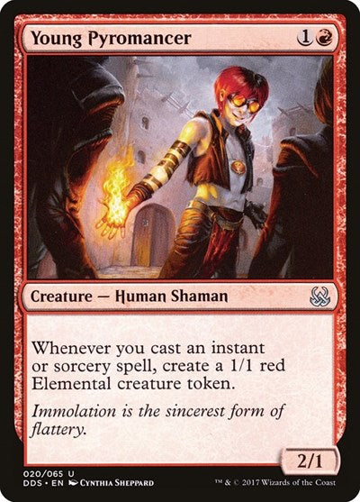 Young Pyromancer (Duel Decks: Mind vs Might) Near Mint