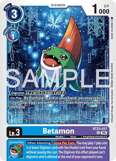 Betamon (Hackers' Slumber) Near Mint - Nick Nack's Full Frontal Attack