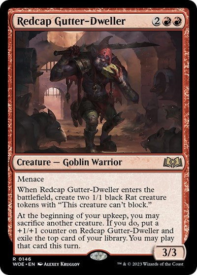 Redcap Gutter-Dweller (Wilds of Eldraine) Near Mint