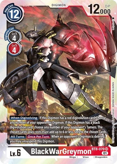 BlackWarGreymon (Revision Pack 2021) Medium Play