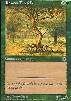 Rowan Treefolk (Portal) Light Play - Nick Nack's Full Frontal Attack