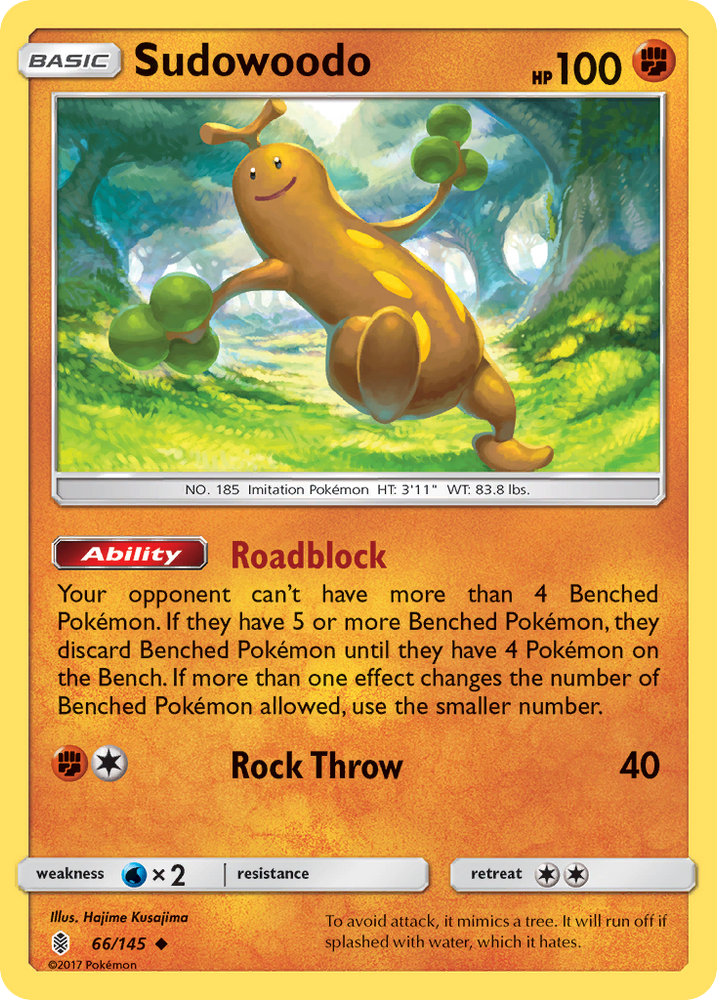 Sudowoodo (66/145) [Soleil et Lune : Gardiens Rising] 