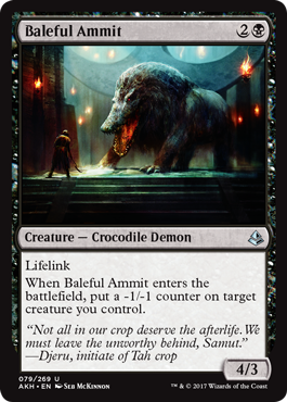 Baleful Ammit (Amonkhet) Near Mint