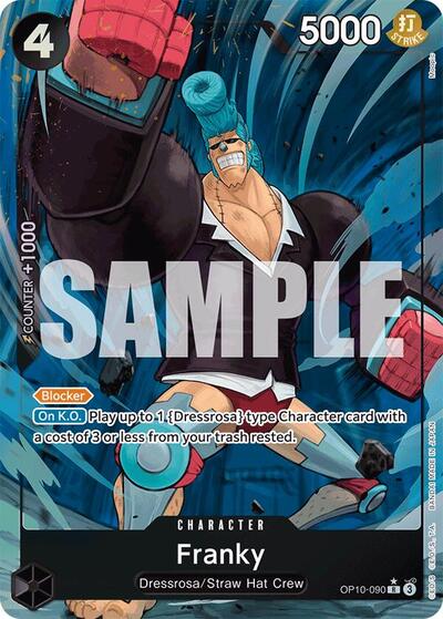 Franky (090) (Parallel) (Royal Blood) Near Mint Foil
