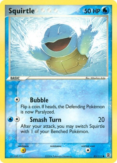 Squirtle - 083 (FireRed & LeafGreen) Light Play