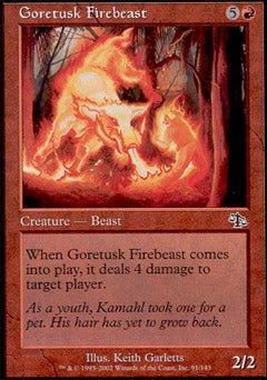 Goretusk Firebeast (Judgment) Light Play - Nick Nack's Full Frontal Attack