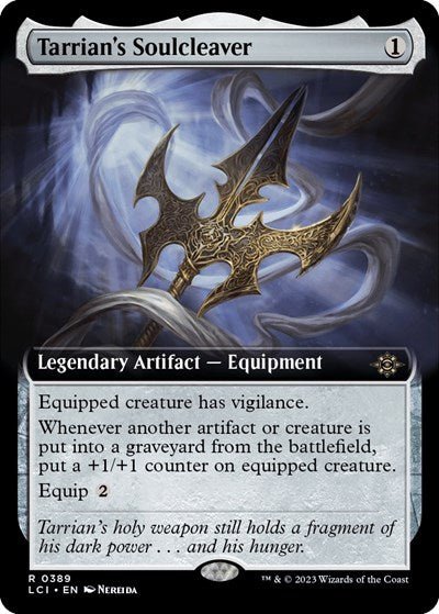 Tarrian's Soulcleaver (Extended Art) (The Lost Caverns of Ixalan) Near Mint Foil - Nick Nack's Full Frontal Attack