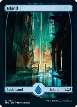 Island (274) (Streets of New Capenna) Near Mint - Nick Nack's Full Frontal Attack