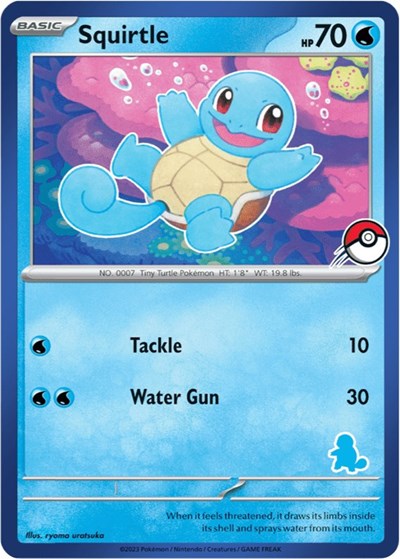 Squirtle (Blue Border) (My First Battle) Near Mint