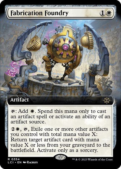 Fabrication Foundry (Extended Art) (The Lost Caverns of Ixalan) Near Mint - Nick Nack's Full Frontal Attack