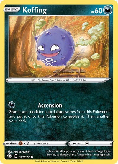 Koffing (Shining Fates) Near Mint - Nick Nack's Full Frontal Attack